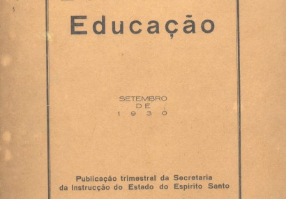 Boletim da Educação do ES (1930) - Parte 1