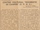 Centro Cultural Humberto de Campos (C.C.H.C.) - Assembleia de 04/12/1954
